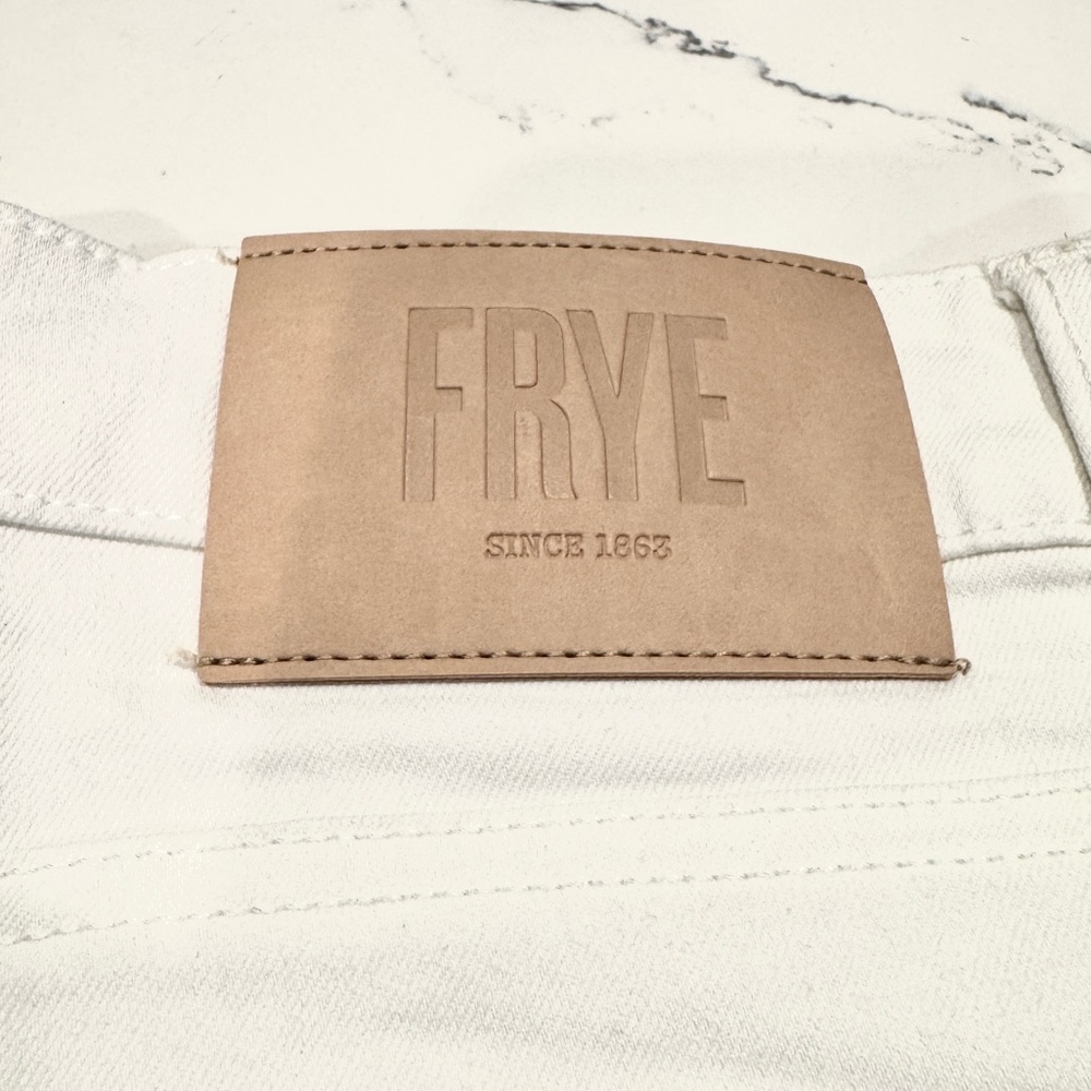 Frye Women’s High-Rise White Amari Cropped Jeans Size 12 NWOT - Picture 9 of 13